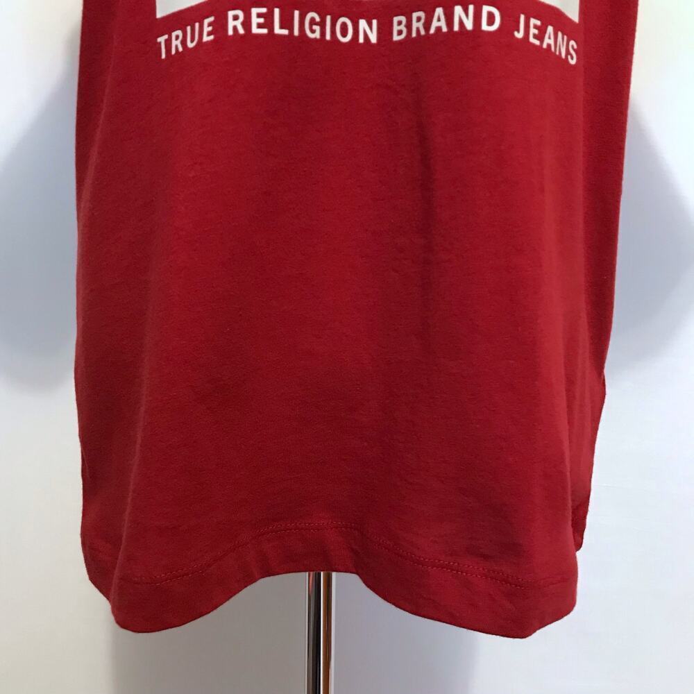 True Religion NWT Red Graphic Short Sleeves Shirt Men L - Picture 5 of 10